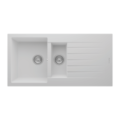 RealStone P005 Troya 100 1.5 Gözlü Damlalıklı Granit Eviye