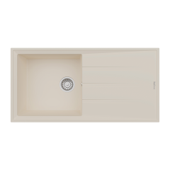 RealStone P012 Efes 100 Tek Gözlü Damlalıklı Granit Eviye