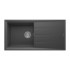 RealStone P012 Efes 100 Tek Gözlü Damlalıklı Granit Eviye