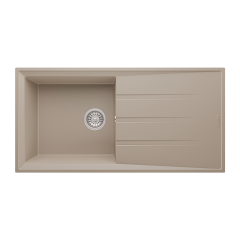 RealStone P012 Efes 100 Tek Gözlü Damlalıklı Granit Eviye