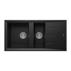 RealStone P013 Salda 100 1.5 Gözlü Damlalıklı Granit Eviye