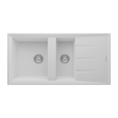 RealStone P013 Salda 100 1.5 Gözlü Damlalıklı Granit Eviye