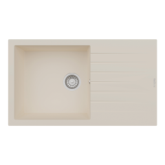 RealStone P014 Loadikya 86 XL Tek Gözlü Damlalıklı Granit Eviye Siyah