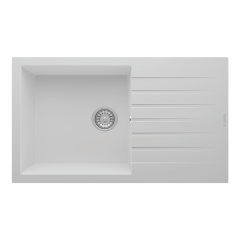 RealStone P014 Loadikya 86 XL Tek Gözlü Damlalıklı Granit Eviye Siyah