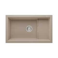 RealStone P017 Patara 1.5 Gözlü Damlalıksız Granit Eviye