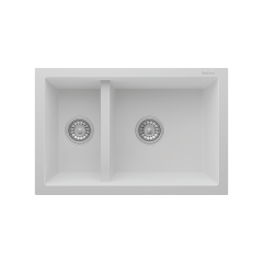 RealStone P018 Bergama 1.5 Gözlü Damlalıksız Granit Eviye