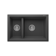 RealStone P018 Bergama 1.5 Gözlü Damlalıksız Granit Eviye