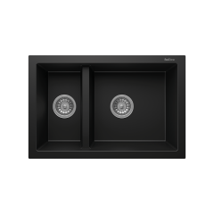 RealStone P018 Bergama 1.5 Gözlü Damlalıksız Granit Eviye