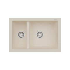 RealStone P018 Bergama 1.5 Gözlü Damlalıksız Granit Eviye