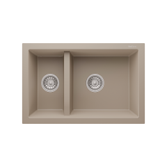 RealStone P018 Bergama 1.5 Gözlü Damlalıksız Granit Eviye