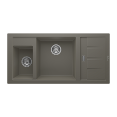 RealStone P022 Aspendos 1.5 Gözlü Damlalıklı Granit Eviye