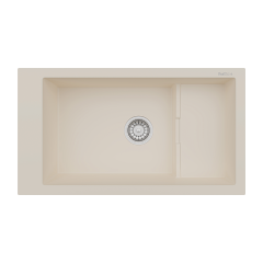 RealStone P023 Knidos 1.5 Gözlü Damlalıksız Granit Eviye