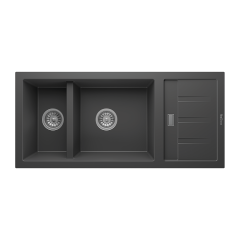 RealStone P024 Artemis 1.5 Gözlü Damlalıklı Granit Eviye