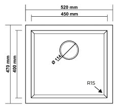 RealStone K005 Gordion 52 Tezgah Altı Granit Eviye