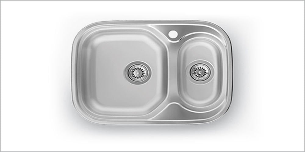 1.5 Gözlü Tezgah Üstü Ankastre Eviye - AEB 640