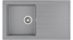 TEKA Stone 50 B-TG Tek Hazneli Damlalıklı Granit Eviye 50cm x 86cm