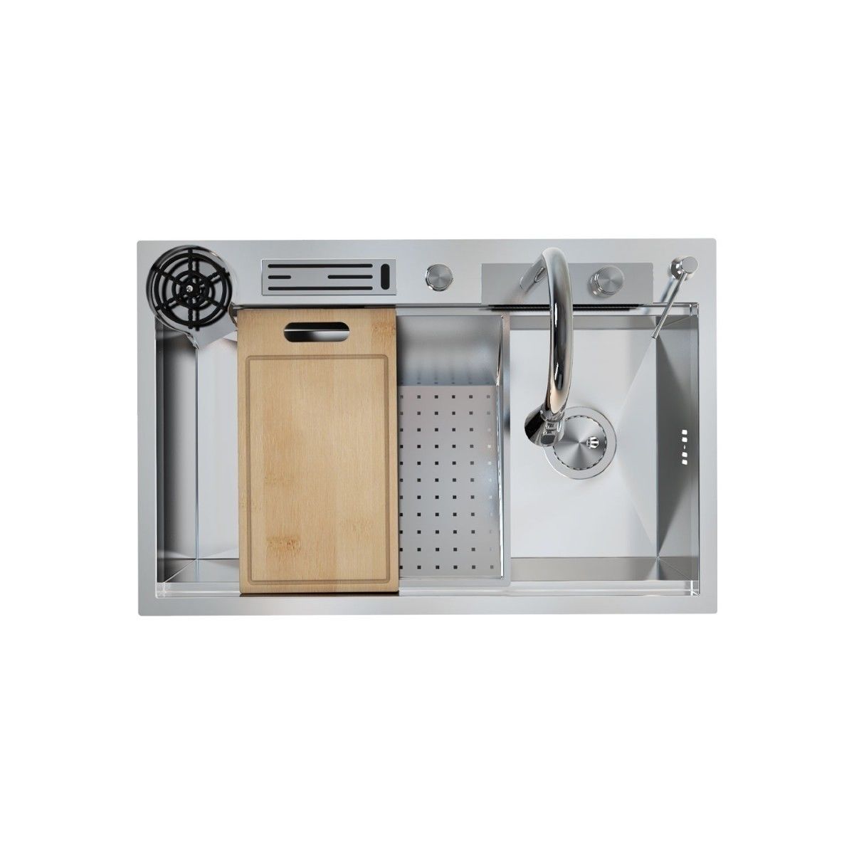 Niagara NG 810 Krom Şelale Eviye Set (Akıllı Evye)