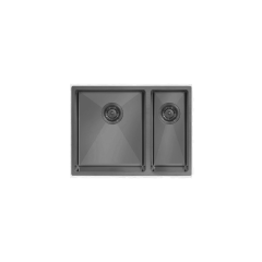 Tezgah Altı Dik Köşe 1.5 Gözlü Titanyum Eviye (Kalınlık: 1.2mm)