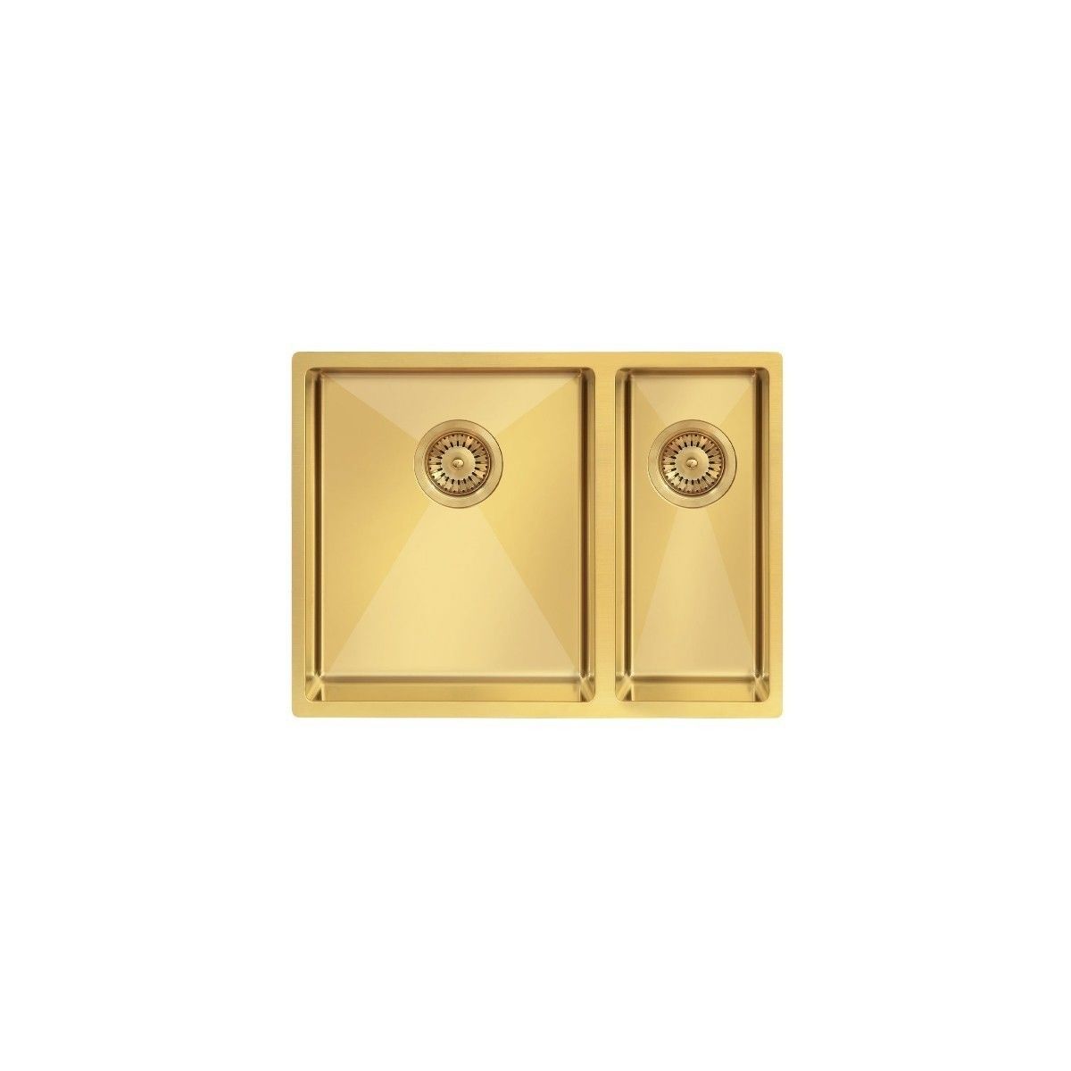 Tezgah Altı Dik Köşe 1.5 Gözlü Gold Eviye (Kalınlık: 1.2mm)