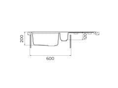 TEKA Cliff 60 B-TQ 1,5 Gözlü Damlalıklı Granit Eviye Siyah