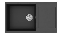 TEKA Clivo 60 B-TQ Tek Gözlü Damlalıklı Granit Eviye