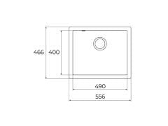 TEKA Cave 49.50 B-TQ Tek Gözlü Tezgah Altı Granit Eviye
