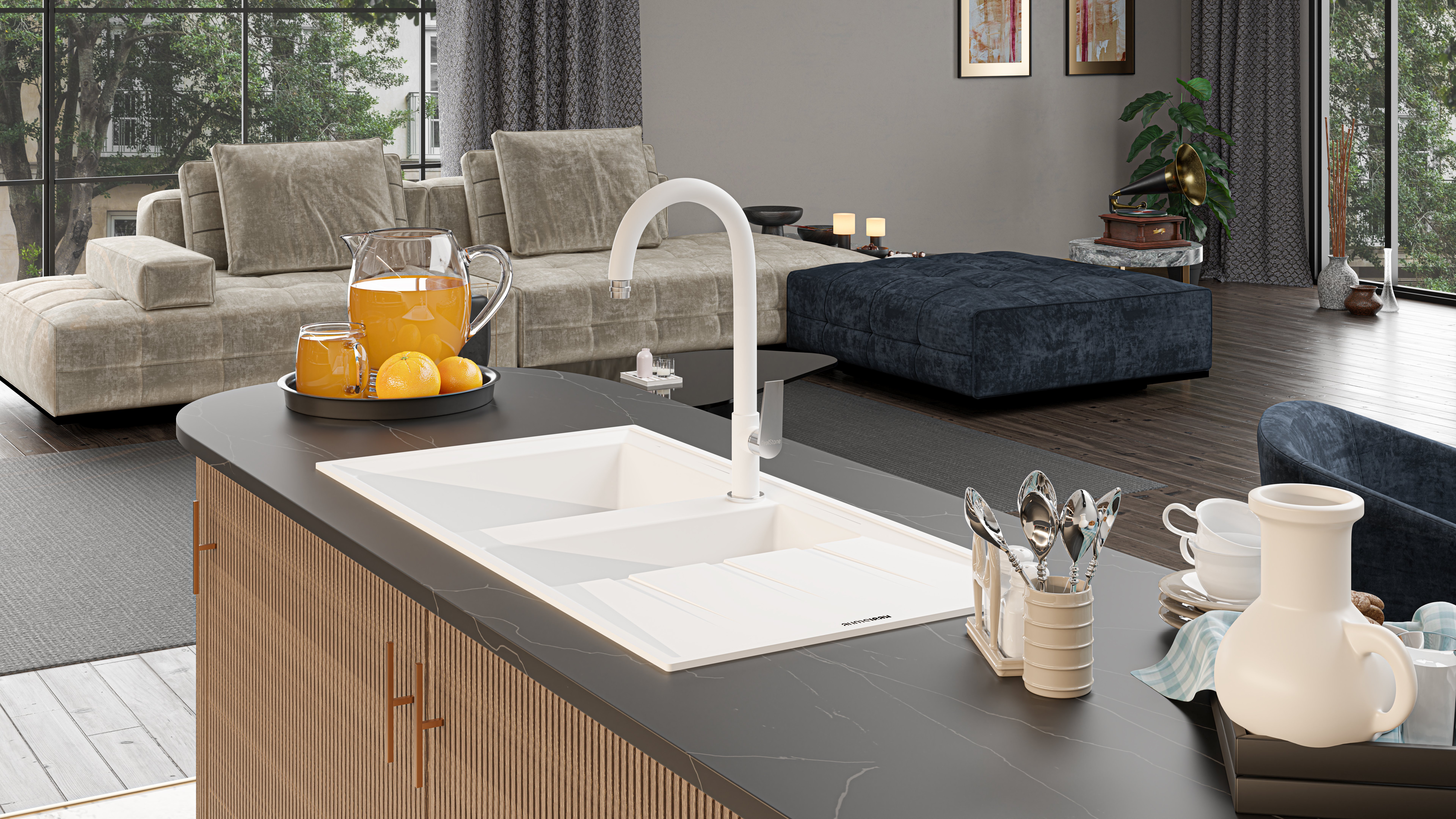 GRANİT KAPLAMA EVYE BATARYALARI