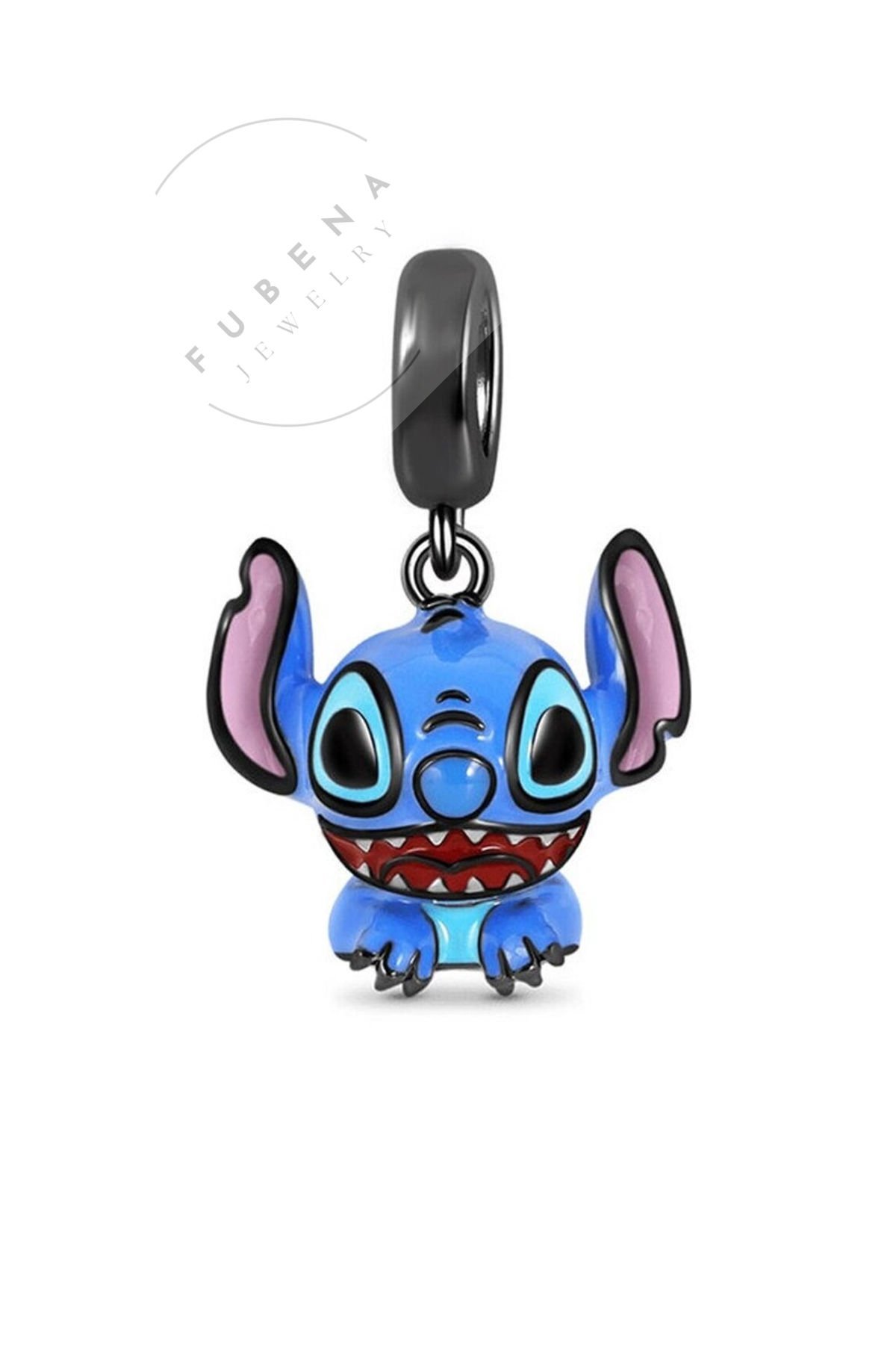 Fubena Disney Sallantılı Mavi Stitch Charm