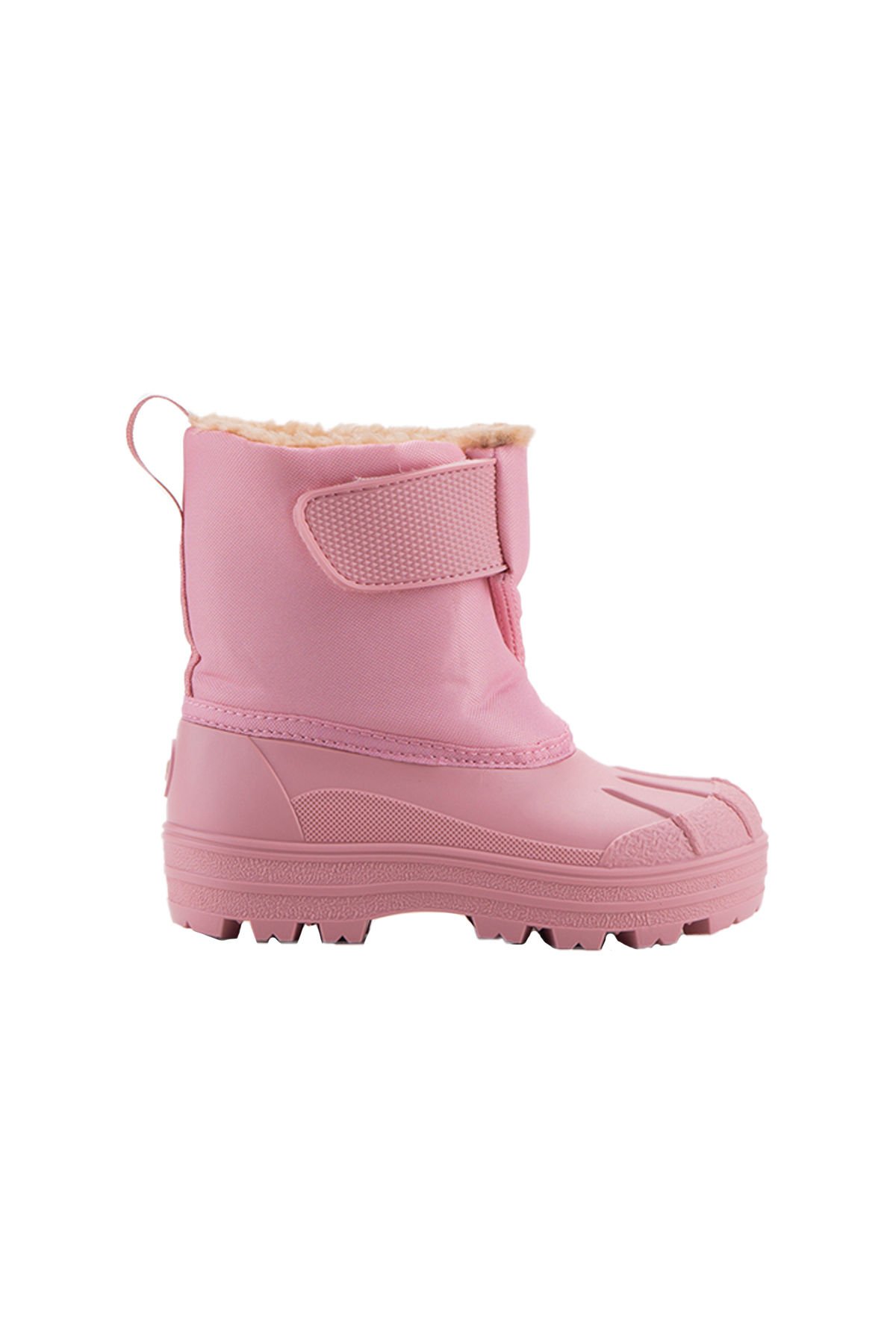 Neu Rosa İçi Kürk Dolgulu Cırtlı Pembe Kar Botu