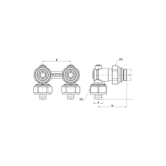 ECA H-VALF - Küresel Tip, Köşe - 602120333