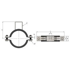 Ağır Yük Kafalı Kelepçe - 1/2''