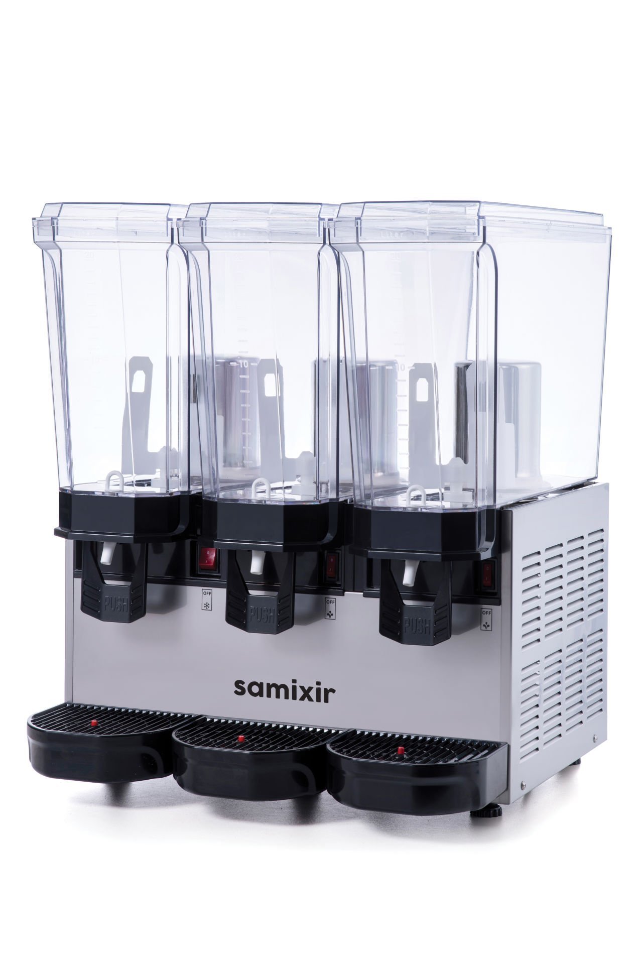 Samixir 60.MMMI Klasik Triple Soğuk İçecek Dispenseri, 20+20+20 L, Karıştırıcılı, Inox