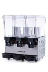 Samixir 60.SMMI Klasik Triple Soğuk İçecek Dispenseri, 20+20+20 L, Fıskiyeli-Karıştırıcılı-Karıştırıcılı, Inox