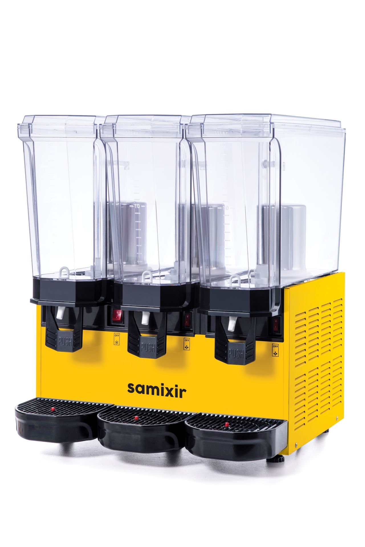 Samixir 60.SSSI Klasik Triple Soğuk İçecek Dispenseri, 20+20+20 L, Fıskiyeli, Inox