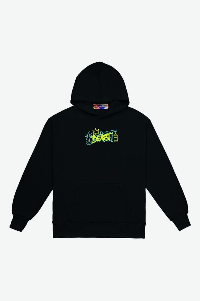 BEAST Embroidered Unisex Oversize Black Hoodie