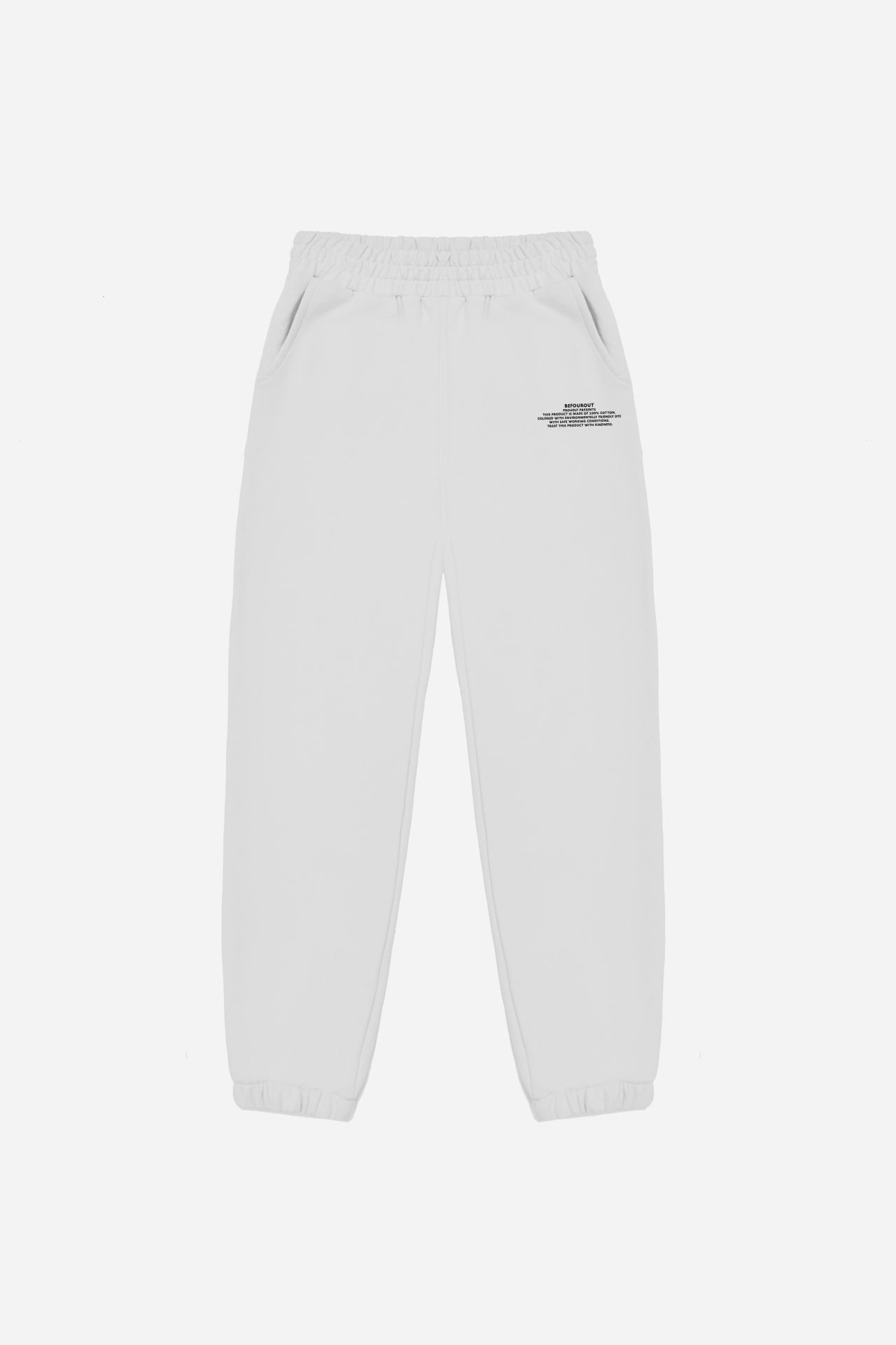 BeFourOut Printed Off White Sweatpants