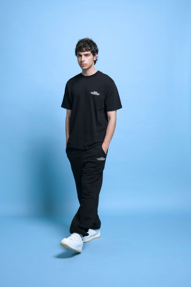 BeFourOut Printed Black Sweatpants