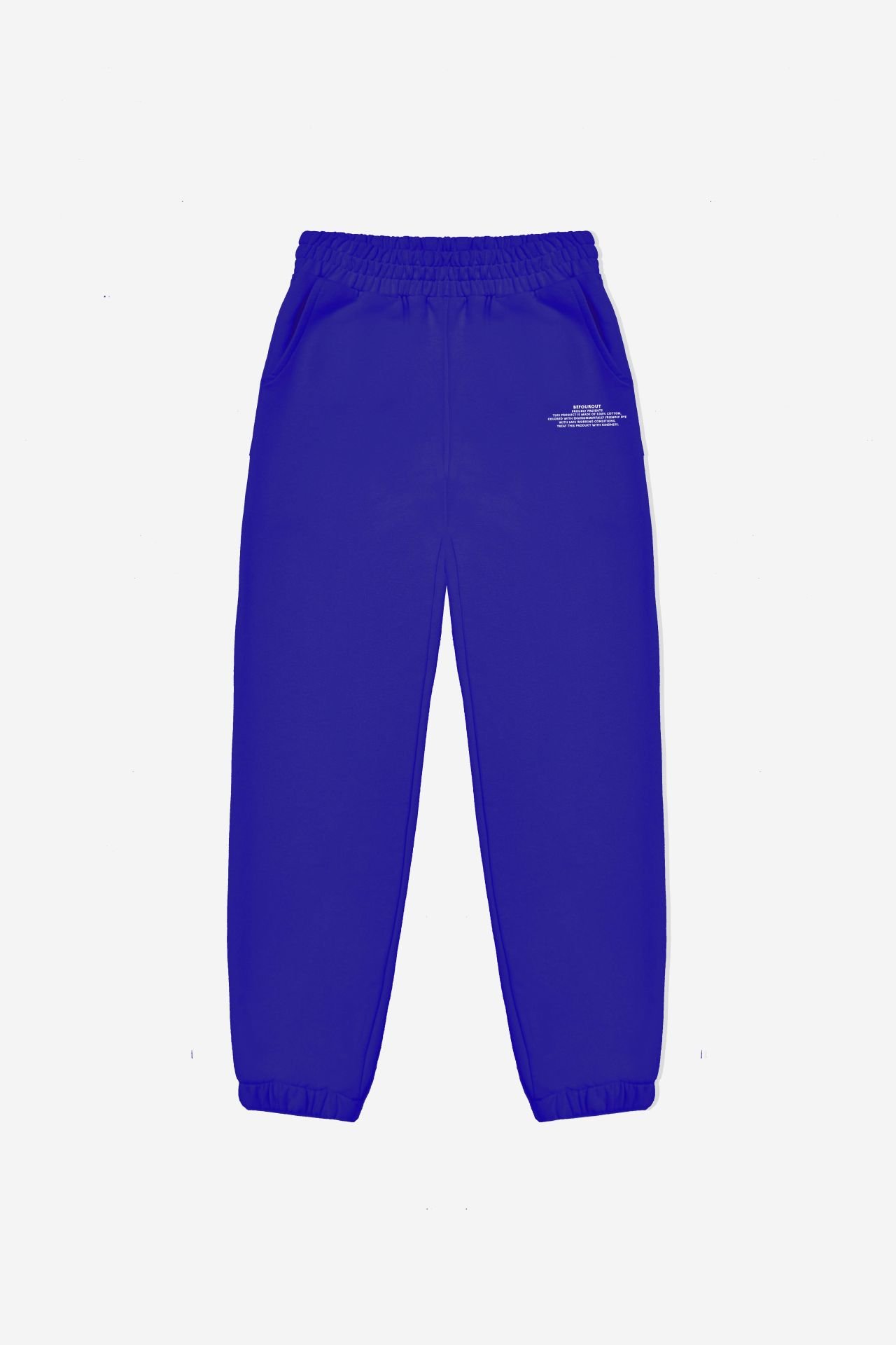 BeFourOut Printed Saxe Blue Sweatpants