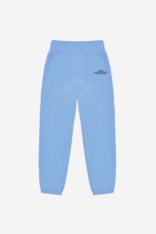 BeFourOut Printed Baby Blue Sweatpants
