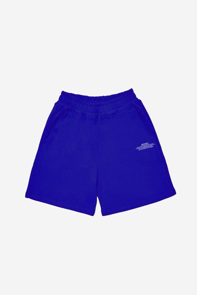 BeFourOut Printed Saxe Blue Short