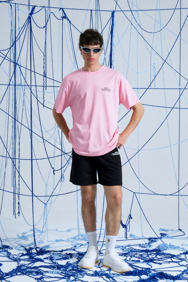 BeFourOut Print Logolu Unisex Siyah Şort M