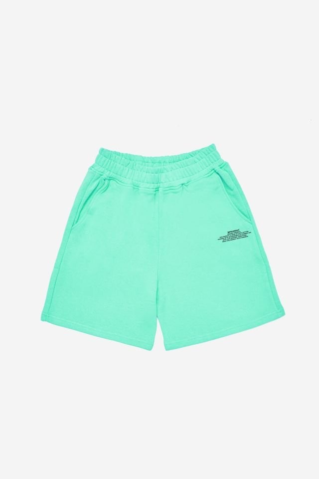 BeFourOut Printed Baby Blue Short