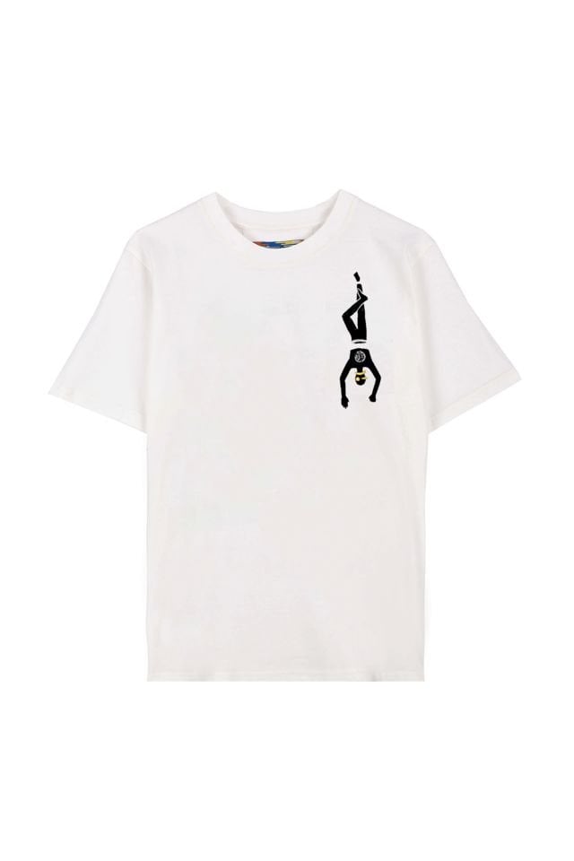 SAVE ME Baskılı Oversize Unisex Ekru Tshirt S