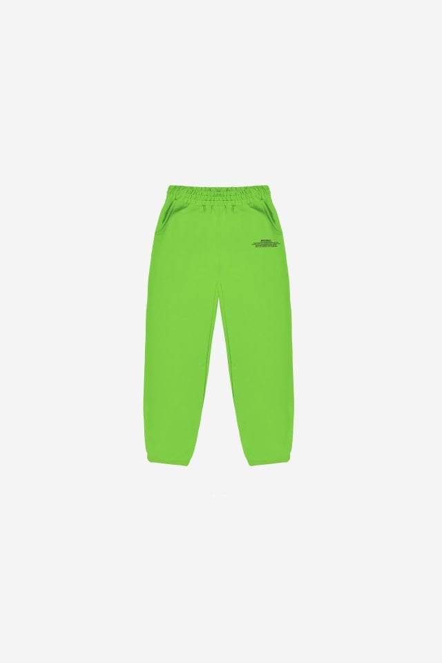 BeFourOut Print Logolu Çocuk Fıstık Yeşili Eşofman Altı 7-8 YAŞ