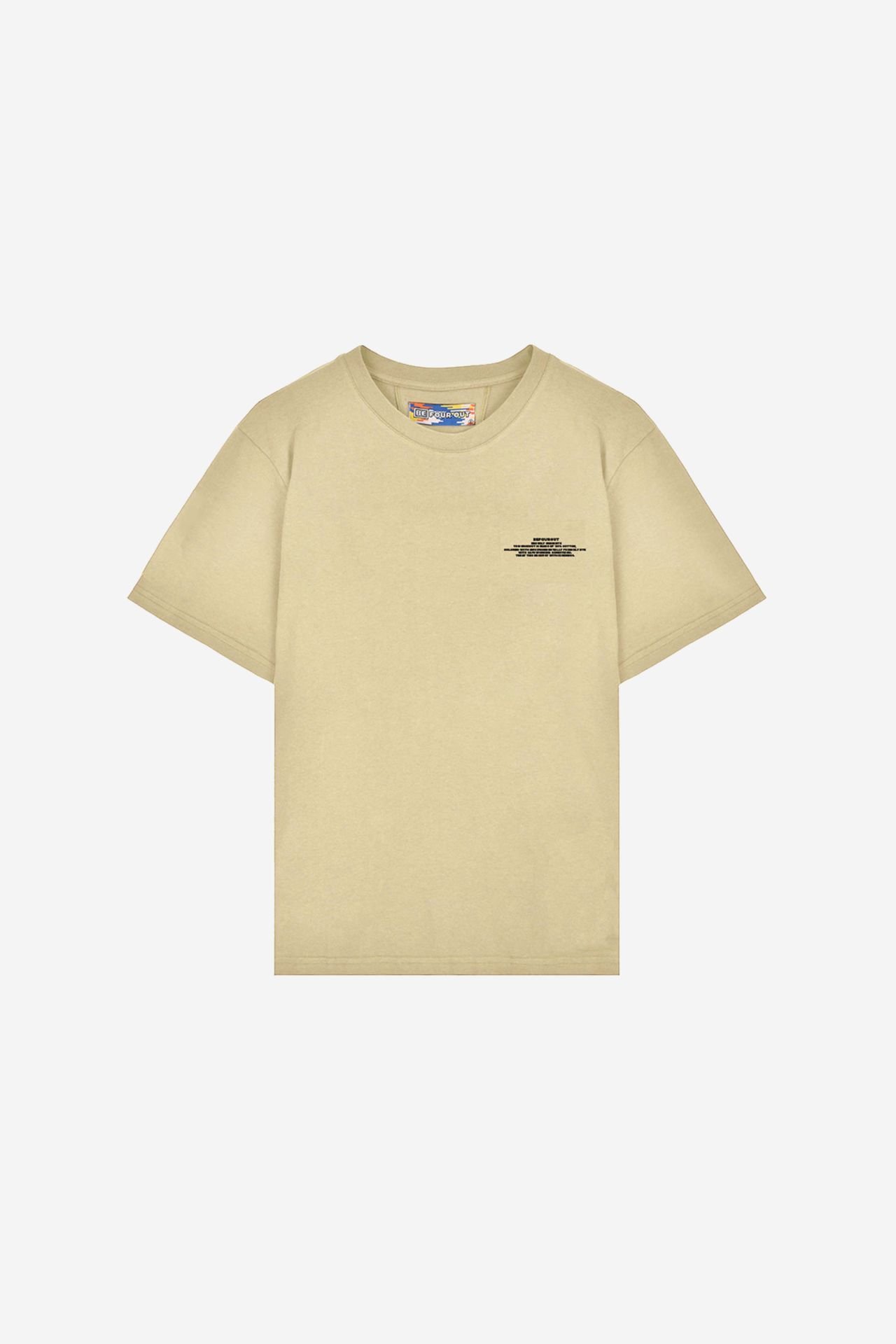 BeFourOut Print Logolu Çocuk Bej Tshirt 3-4 YAŞ