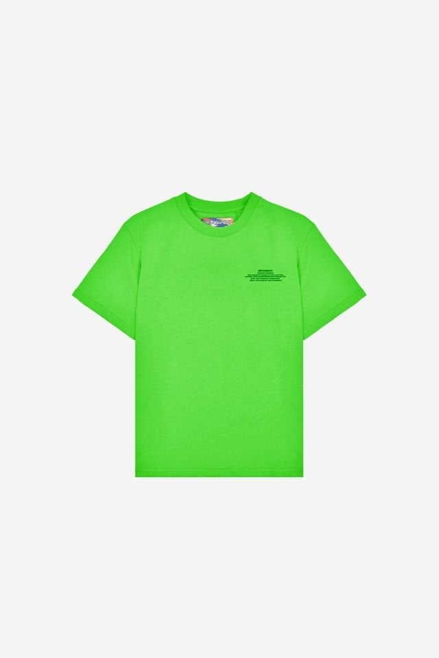 BeFourOut Printed Kids Pistachio Green Tshirt