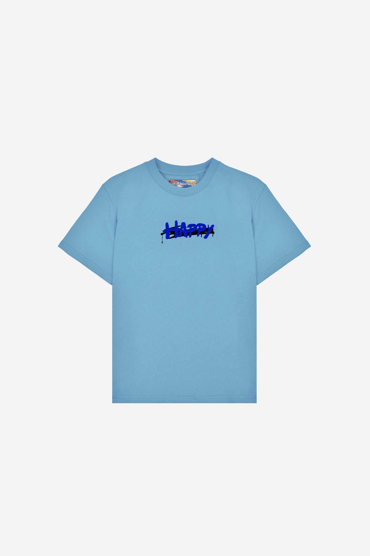 HAPPY Printed Kids Baby Blue Tshirt