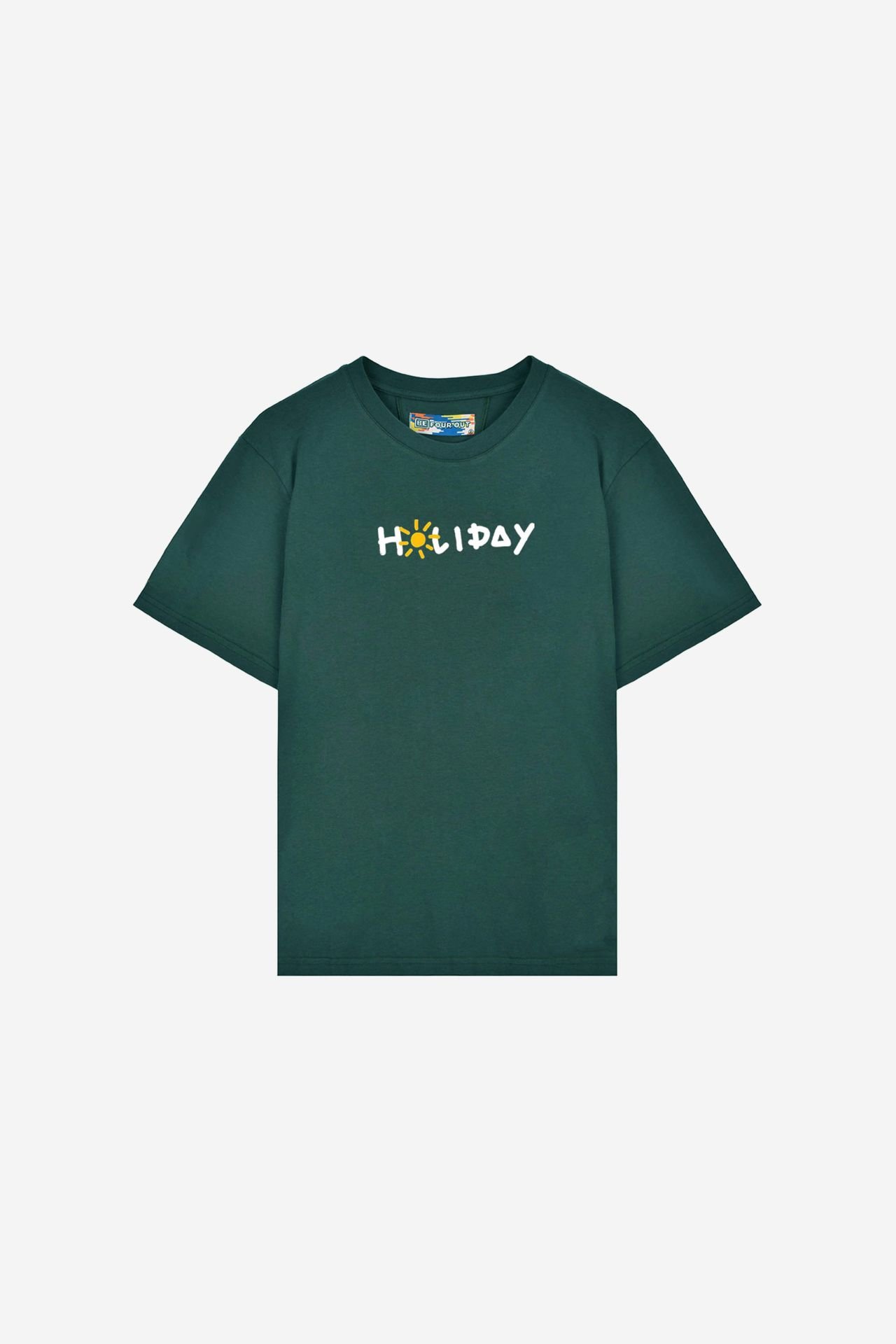 HOLIDAY Printed Kids Dark Green Tshirt