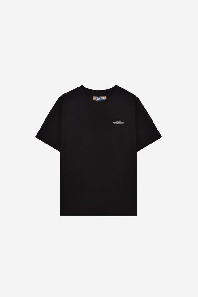 BeFourOut Printed Kids Black Tshirt