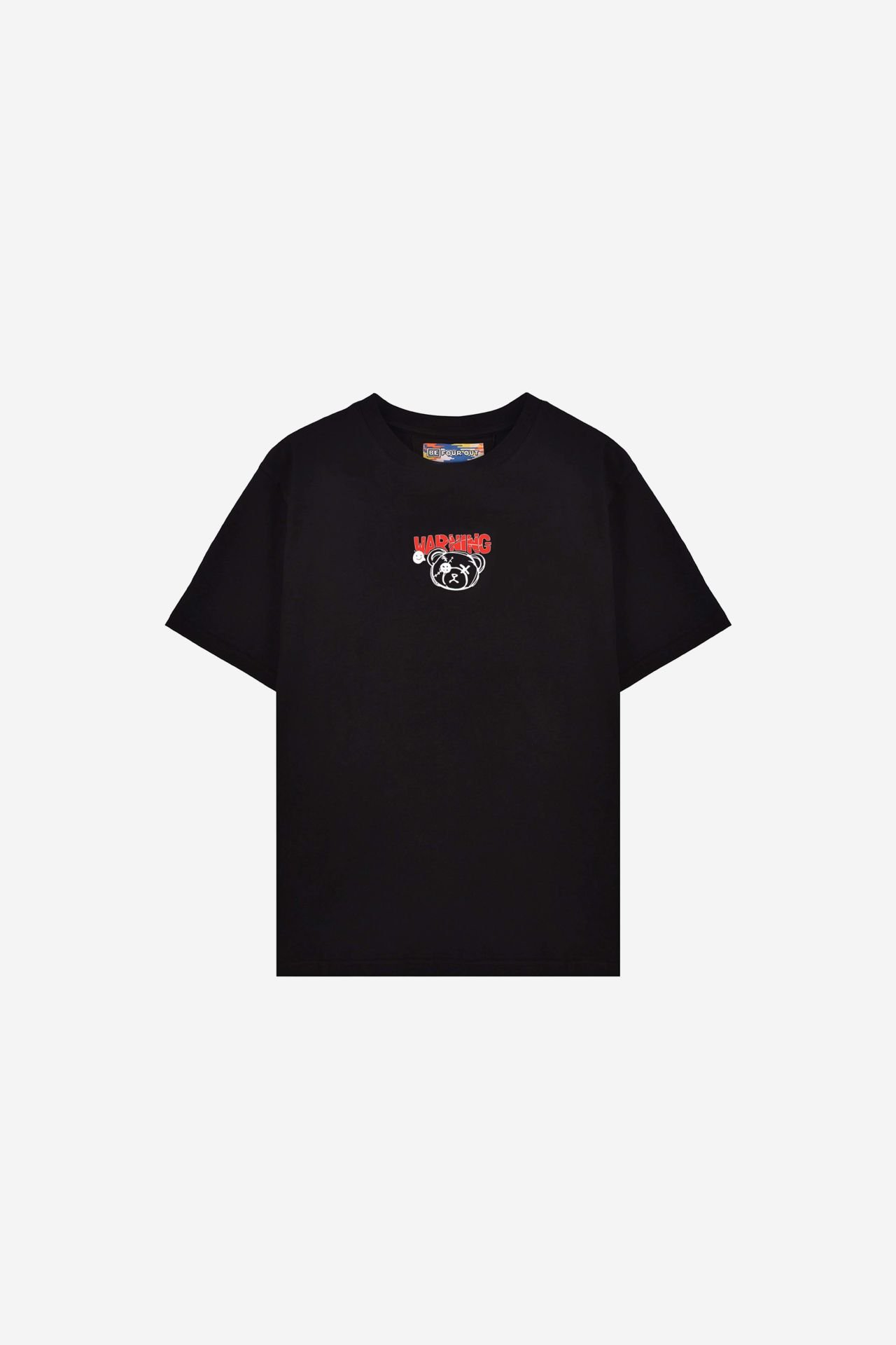 WARNING Baskılı Çocuk Siyah Tshirt 1-2 YAŞ
